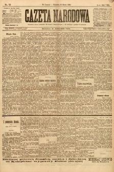 Gazeta Narodowa. 1898, nr 72