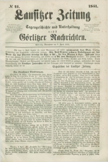 Lausitzer Zeitung : für Tagesgeschichte und Unterhaltung nebst Görlitzer Nachrichten. 1851, № 41 (5 April)