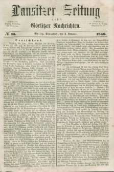 Lausitzer Zeitung nebst Görlitzer Nachrichten. 1856, № 15 (2 Februar)