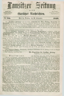 Lausitzer Zeitung nebst Görlitzer Nachrichten. 1856, № 116 (30 September)