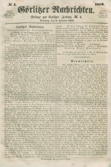 Görlitzer Nachrichten : beilage zur Lausitzer Zeitung. 1856, № 4 (8 Januar)