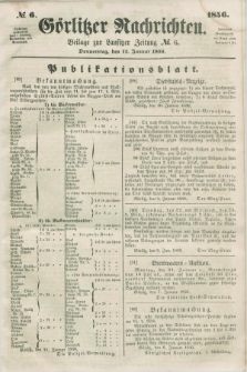 Görlitzer Nachrichten : beilage zur Lausitzer Zeitung. 1856, № 6 (12 Januar)