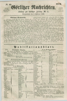 Görlitzer Nachrichten : beilage zur Lausitzer Zeitung. 1856, № 15 (2 Februar)