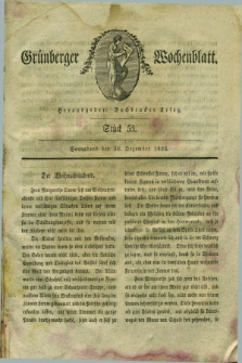 Gruenberger Wochenblatt. 1826, Stück 53 (30 Dezember)