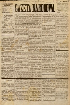 Gazeta Narodowa. 1887, nr 1