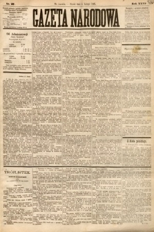 Gazeta Narodowa. 1887, nr 27
