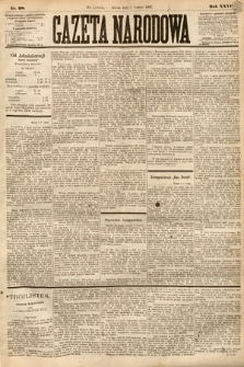 Gazeta Narodowa. 1887, nr 28