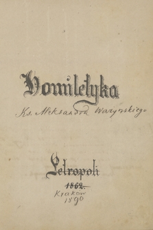 „Homiletyka”