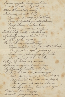 Fragment twórczości i papierów Ludwika Wolskiego z lat 1854-1887