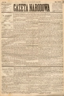 Gazeta Narodowa. 1887, nr 44