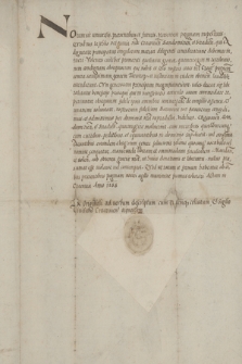 Zbiorek akt różnej treści z lat 1288, ok. 1465-1781. Oryginały i kopie