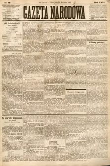 Gazeta Narodowa. 1887, nr 97
