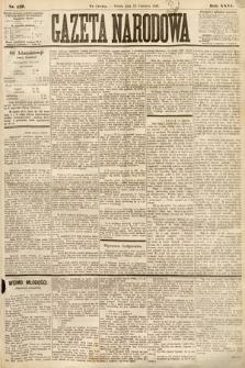 Gazeta Narodowa. 1887, nr 137