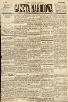 Gazeta Narodowa. 1887, nr 143