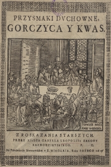 Przysmaki Dvchowne Gorczyca Y Kwas