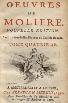 Oeuvres De Moliere. T. 4