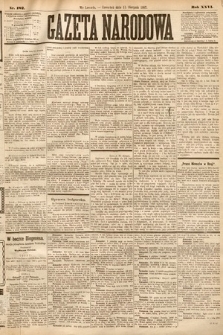 Gazeta Narodowa. 1887, nr 182