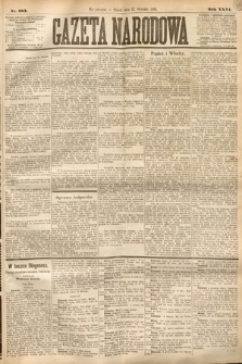 Gazeta Narodowa. 1887, nr 183