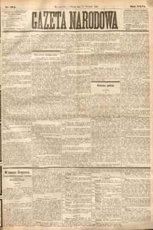 Gazeta Narodowa. 1887, nr 184