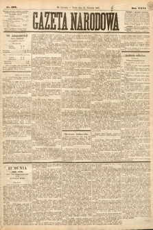 Gazeta Narodowa. 1887, nr 192