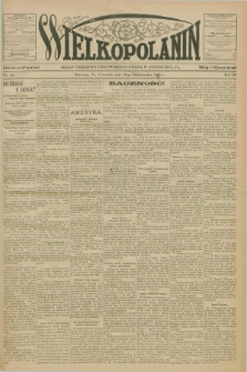 Wielkopolanin : organ urzędowy Unii Świętego Józefa w Pittsburgu, PA. R.3, No. 43 (24 października 1901)