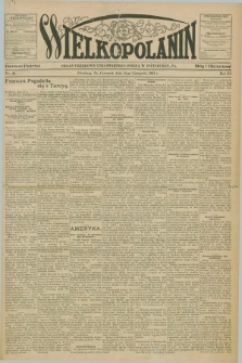 Wielkopolanin : organ urzędowy Unii Świętego Józefa w Pittsburgu, PA. R.3, No. 46 (14 listopada 1901)