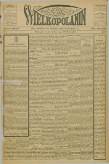 Wielkopolanin : organ urzędowy Unii Świętego Józefa w Pittsburgu, PA. R.5, No. 8 (19 lutego 1903)