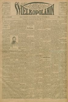 Wielkopolanin : organ urzędowy Unii Świętego Józefa w Pittsburgu, PA. R.5, No. 22 (28 maja 1903)