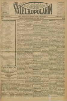 Wielkopolanin : organ urzędowy Unii Świętego Józefa w Pittsburgu, PA. R.6, No 26 (30 czerwca 1904)