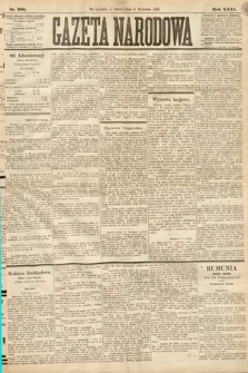 Gazeta Narodowa. 1887, nr 201