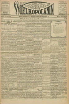 Wielkopolanin : organ urzędowy Unii Świętego Józefa w Pittsburgu, PA. R.6, No 31 (4 sierpnia 1904)