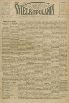 Wielkopolanin : organ urzędowy Unii Świętego Józefa w Pittsburgu, PA. R.6, No. 40 (6 października 1904)