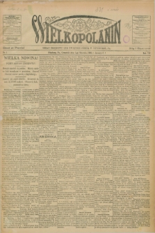 Wielkopolanin : organ urzędowy Unii Świętego Józefa w Pittsburgu, PA. R.7, No 1 (5 stycznia 1905)