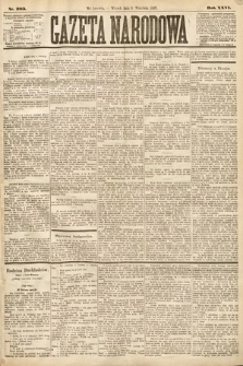 Gazeta Narodowa. 1887, nr 203