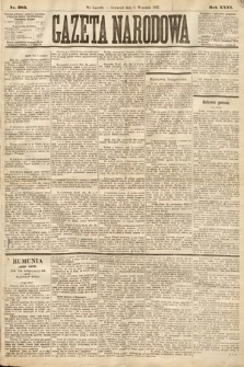 Gazeta Narodowa. 1887, nr 205
