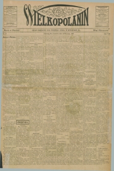 Wielkopolanin : organ urzędowy Unii Świętego Józefa w Pittsburgu, PA. R.8, No. 37 (13 września 1906)