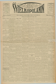 Wielkopolanin : organ urzędowy Unii Świętego Józefa w Pittsburgu, PA. R.8, No. 47 (22 listopada 1906)