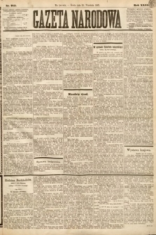 Gazeta Narodowa. 1887, nr 215
