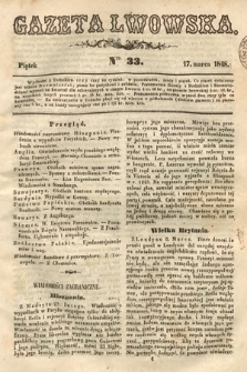 Gazeta Lwowska. 1848, nr 33