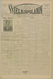 Wielkopolanin : organ urzędowy Unii Świętego Józefa w Pittsburgu, PA. R.11, No. 34 (26 sierpnia 1909)