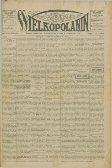 Wielkopolanin : organ urzędowy Unii Świętego Józefa w Pittsburgu, PA. R.11, No. 43 (28 października 1909)