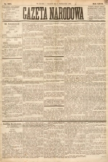 Gazeta Narodowa. 1887, nr 224