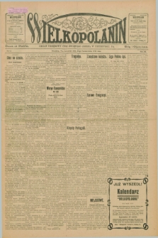 Wielkopolanin : organ urzędowy Unii Świętego Józefa w Pittsburgu, PA. R.12, No 43 (27 października 1910)