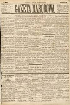 Gazeta Narodowa. 1887, nr 232