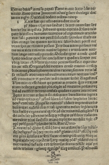 Sermo habitus in die Trinitatis 1485