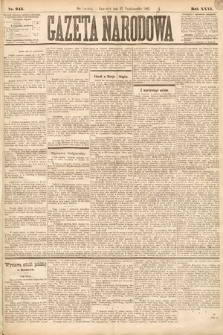 Gazeta Narodowa. 1887, nr 245