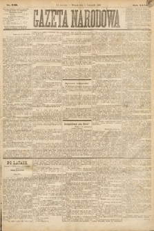 Gazeta Narodowa. 1887, nr 249
