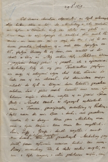 Korespondencja Józefa Bohdana Zaleskiego z lat 1823–1886. T. 22, Zaleski Bronisław. Cz. 1