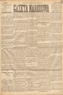 Gazeta Narodowa. 1887, nr 260