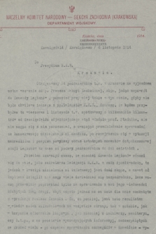 Korespondencja Władysława Leopolda Jaworskiego i Prezydium Naczelnego Komitetu Narodowego z lat 1909-1920. T. 2, Baranowski Bolesław G. – Beszedes Alexander